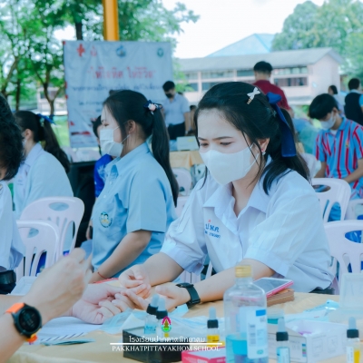 6 ก.ย.66 เหล่ากาชาดจังหวัดบึงกาฬร่วมกับอำเภอปากคาดและสำนักงานสาธารณสุขอำเภอปากคาด ได้ออกหน่วยรับบริจาคโลหิต